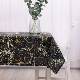 Скатерть декоративная Радушная хозяйка (Традиция) 145х145, рогожка, 100 % хлопок, Мрамор 145х145