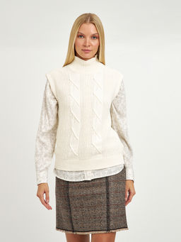 водолазка женская из хлопка без рукавов - Glenfield фото 4