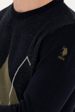 U. S. Polo Assn Мужской темно-синий свитер - U.s. polo assn фото 7