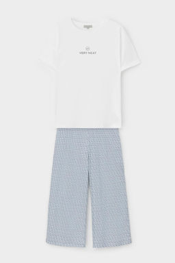 Е 20126/сахар,восточный орнамент пижама жен