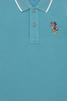 U. S. Polo Assn Бирюзовая футболка-поло для мальчика - U.s. polo assn фото 7