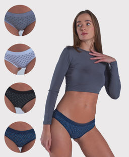 Трусы женские Cherry Girl 61533 хлопок, эластан с узором размеры S, M, L, XL