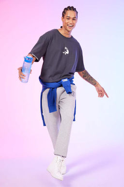 DeFactoFit Футболка оверсайз с круглым вырезом и короткими рукавами Shaquille ONeal  фото 2