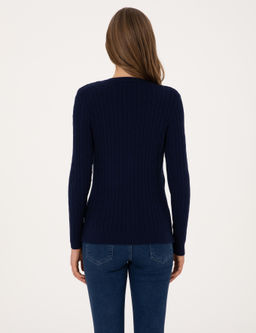 Lacivert Ex. Slim Fit Triko H_rka - Pierre cardin фото 5