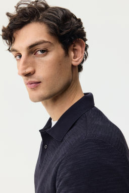 Polo en punto jacquard Slim Fit - H&m фото 7