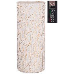 ВАЗА CILINDRO TAILOR GOLD WHITE ВЫСОТА 30СМ ДИАМЕТР 12