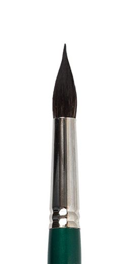 Кисть Green Line VISTA-ARTISTA 90211-20 имитация белки круглая 1 шт короткая ручка №20  фото 3