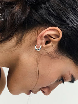 Серьги геометричной формы / Zarina