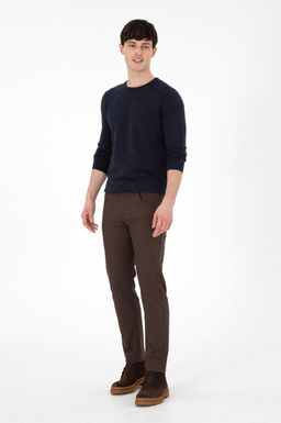 Мужские коричневые брюки из плотной ткани Неожиданная скидка в корзине - U.s. polo assn фото 3