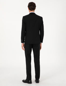 Siyah Slim Fit %100 Y_n Klasik Tak_m Elbise - Cacharel фото 5