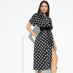 Платье Украшение леди (black elegant с поясом) - Charutti фото 4