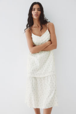 Vestido con tirantes de lazo - H&m фото 7