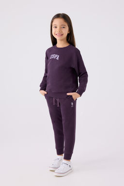 Фиолетовый пижамный комплект для девочки