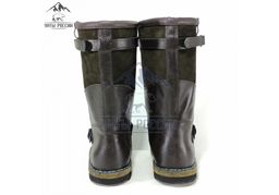 Монголки коричневые с замком, войлочная подошва, - Мирунт фото 13