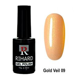Rihard Gold Veil Gel Polish Гель-лак - коллекция "Золотая вуаль", 10 мл, №09