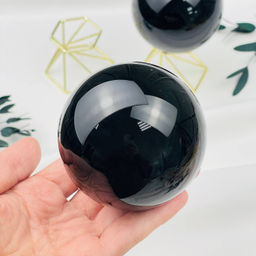Шар из черного Обсидиана