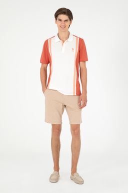 Мужские шафрановые тканые шорты Неожиданная скидка в корзине - U.s. polo assn фото 3