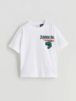 Dinozor Bask?l? Erkek ?ocuk Ti??rt