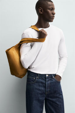 BASIC SLIM FIT T-SHIRT - Zara фото 12