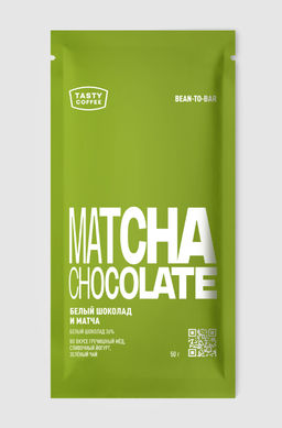 Шоколад белый с матчей, 50 г