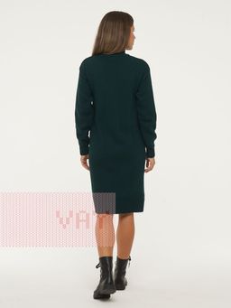 Платье женское 5232-2492. 4800616/501/435 морская бездна/белый/винная груша
