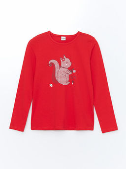 Bisiklet Yaka K?z ?ocuk Ti??rt