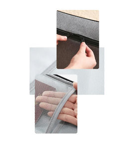 Сумка-органайзер Buro с кодовым замком 37×27×10,5 см серая  фото 5