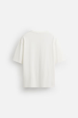 CONTRAST EMBROIDERY T-SHIRT - Zara фото 7