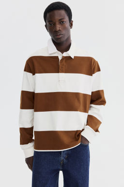 Polo de rugby en algod?n Regular Fit - H&m фото 3