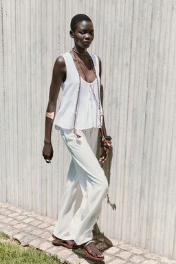 KNIT PEPLUM TOP - Zara фото 6