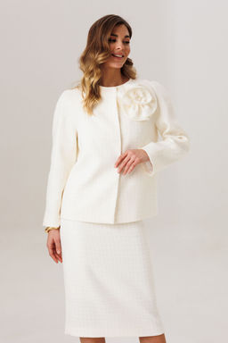 Костюм Lars Style 1208/1 молочный, оттенки сливочного масла