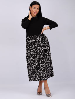 Платье Жаклин, вискоза/кулирка (М) - Малина фото 12