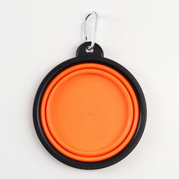 Цена за 2 шт. Миска силиконовая, складная, 350 мл, 13 см, оранжевая - Пижон фото 3