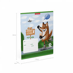 Цена за 10 шт. Тетрадь школьная ученическая ErichKrause Хитрый лис, 18 листов, клетка (в плёнке по 10 шт.)_MIX-PACK  фото 10