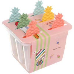 Цена за 2 шт. Форма для приготовления мороженого "Ананас" 6шт