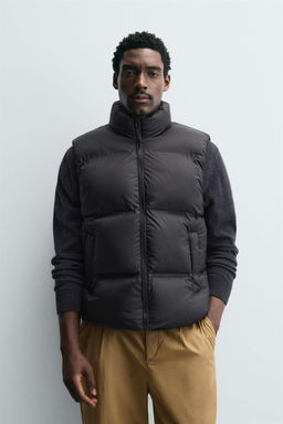 WATER-REPELLENT PUFFER GILET - Zara фото 2