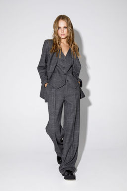 Жакет Pirs 4759 серая клетка  фото 4