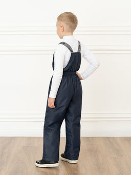 Полукомбинезон детский темно-синий 60-013 (128, 64)