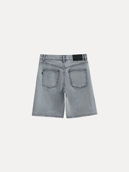 CONTE CON-775 Классические джинсовые шорты серого цвета grey