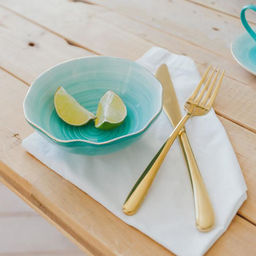 Салатник Доляна Млечный путь, 300 мл, d=13.5 см, фарфор, бирюзовый фото 10