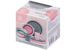 Кружка 320 мл 11,5*8*10 см Серый меланж NEW BONE CHINA - Elan gallery фото 8