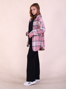 Рубашка Гранж коричневая клетка - Ладошки фото 48