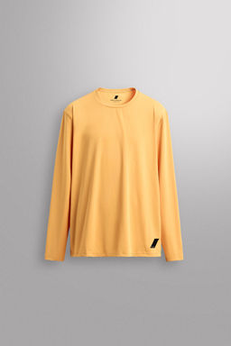 BASIC LONG SLEEVE TECHNICAL T-SHIRT - Zara фото 7