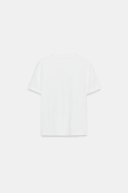 CAMISETA FORNITURA MET?LICA / Blanco