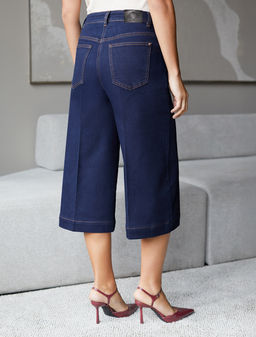 Шорты джинсовые vilatte D58.031 эластичный деним темно-синий  фото 3