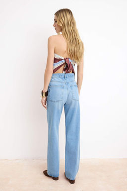 Mavi Yuksek Bel 100% Pamuk Wide Leg Jeans TWOSS26JE00142 - Trendyolmilla фото 6