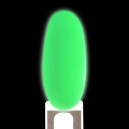Гель лак для ногтей, люминесцентный, трехфазный, 8 мл, LED/UV, зелёный (24)