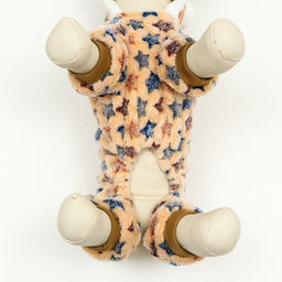 Комбинезон Звёзды с капюшоном, размер L (ДС 35 см, ОГ 45 см, ОШ 35 см), бежевый - Simaland фото 20