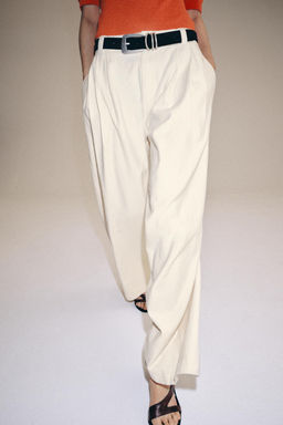 PANTAL?N OVERSIZE ZW COLLECTION / Crudo - Zara фото 2