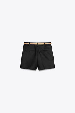 DARTED BERMUDA SHORTS WITH BELT - Zara фото 20